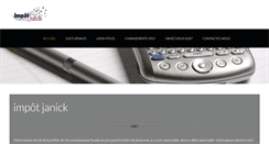 Desktop Screenshot of impot-janick.com